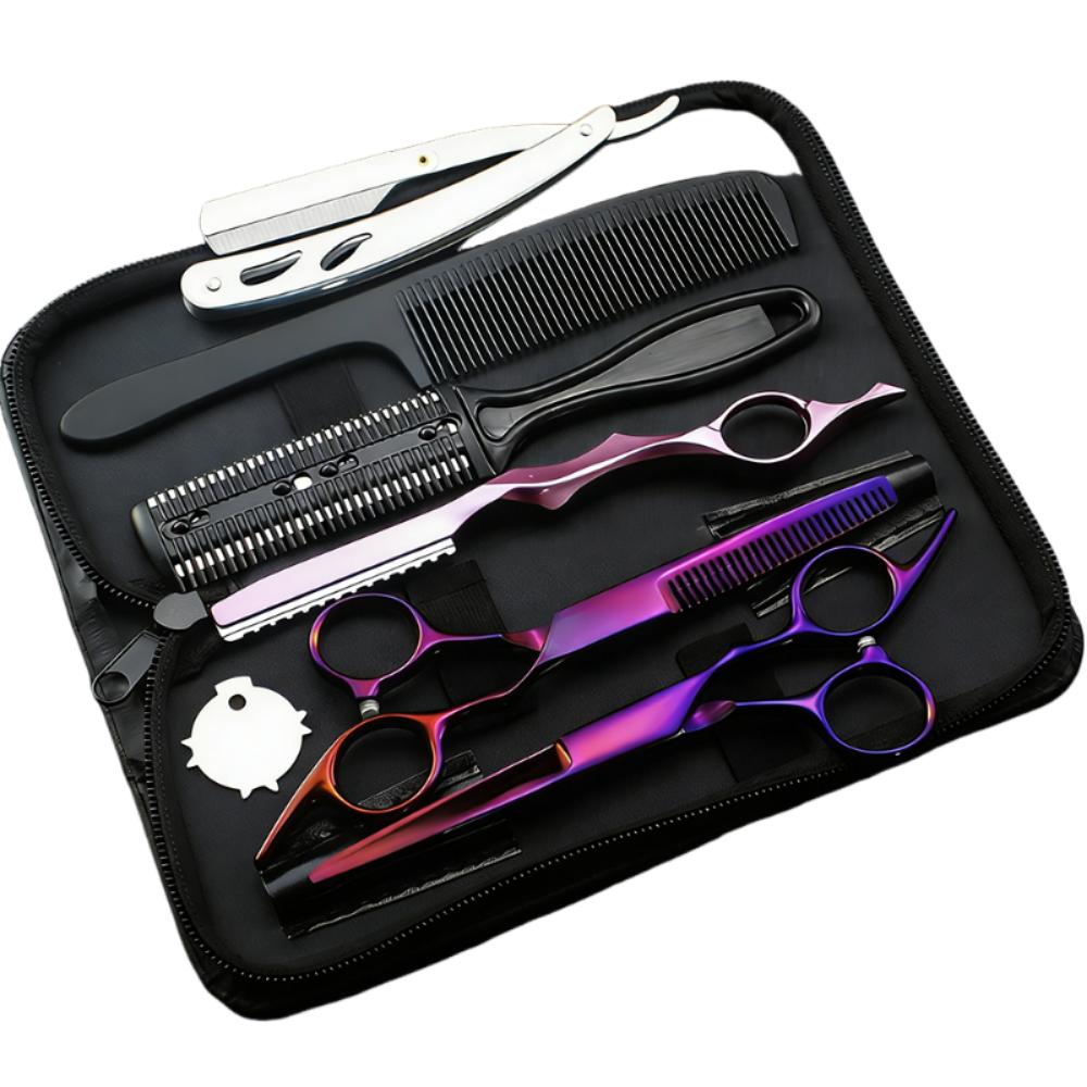Thinning Tool Barber Shears Tools 6 Inch Hair Clippers Set Haircutting Kit  Barber Shop