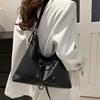 Women PU Leather Crossbody Bag Chain Shoulder Bag Casual Backpack Student School Bag Large Capacity Messenger Bag