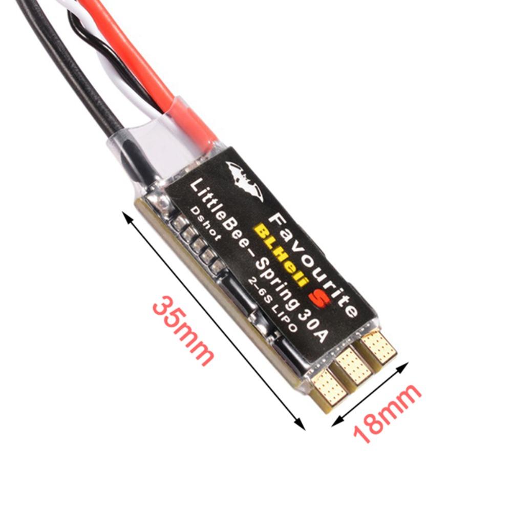 OneShot125 Supports Mulitshot DSHOT Brushless ESC BLHeli-s Little Bee Spring Speed Controller