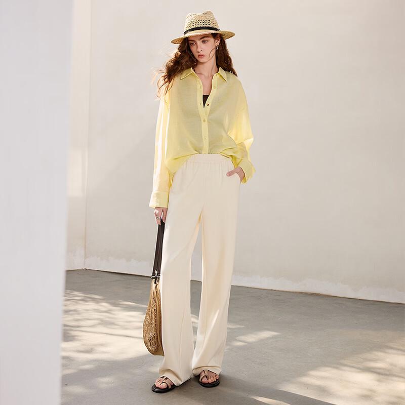 Chuyu Women's Lyocell Drapey Wide-Leg Sweatpants