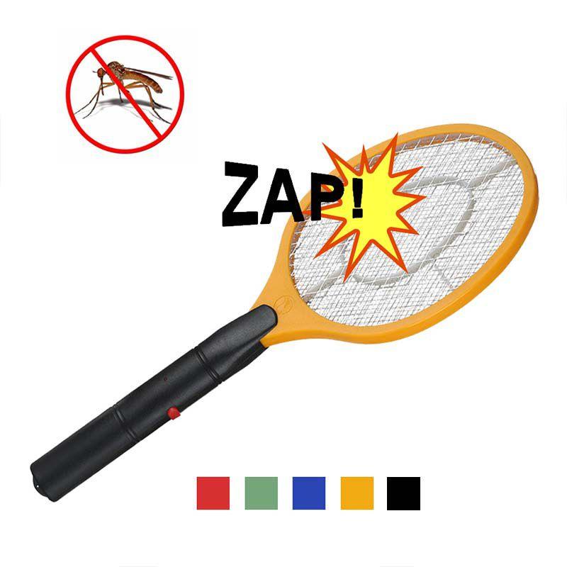 Fly Handheld Electric Swatter Zapper Use Insect Racket Bug Mosquito Killers