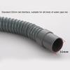 1m Drain Pipe Double Screw Oral Extension Hose Fittings Tightness Flexible Sink Drain  Kitchen Sink