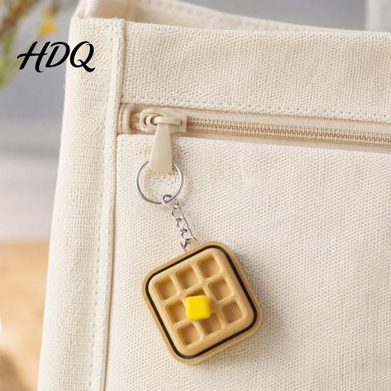 Desktop Decorative Ornament Keychain Pendant Mechanical Balance Figurine 3D Printed Modern Artistic Modeling Piece Stress Relief Fidget Toy Waffles