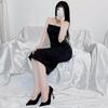 Sex Underwear Backless Straps Sexy Long Dress Pure Lust Temptation Tube Top Dress Nightclub Princess Uniform Suit