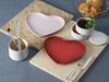 LE CREUSET Sphere Heart Plate, 23cm, Cherry Red, Heat and Cold Resistant, Microwave and Oven Safe, Oven Dish, Bakeware [Official Japanese Product]