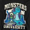 Monsters University Childrens/Kids Mike & Sulley Collegic Heather Hoodie