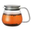 KINTO UNITEA One-Touch Teapot, 460ml, Heat-Resistant Glass, 8335