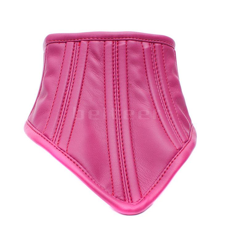 Lockable PU Leather Neck Collar Posture Restraints Roleplay Half/Full Face Mask Bondage Harness  Adult Game Sex Toys