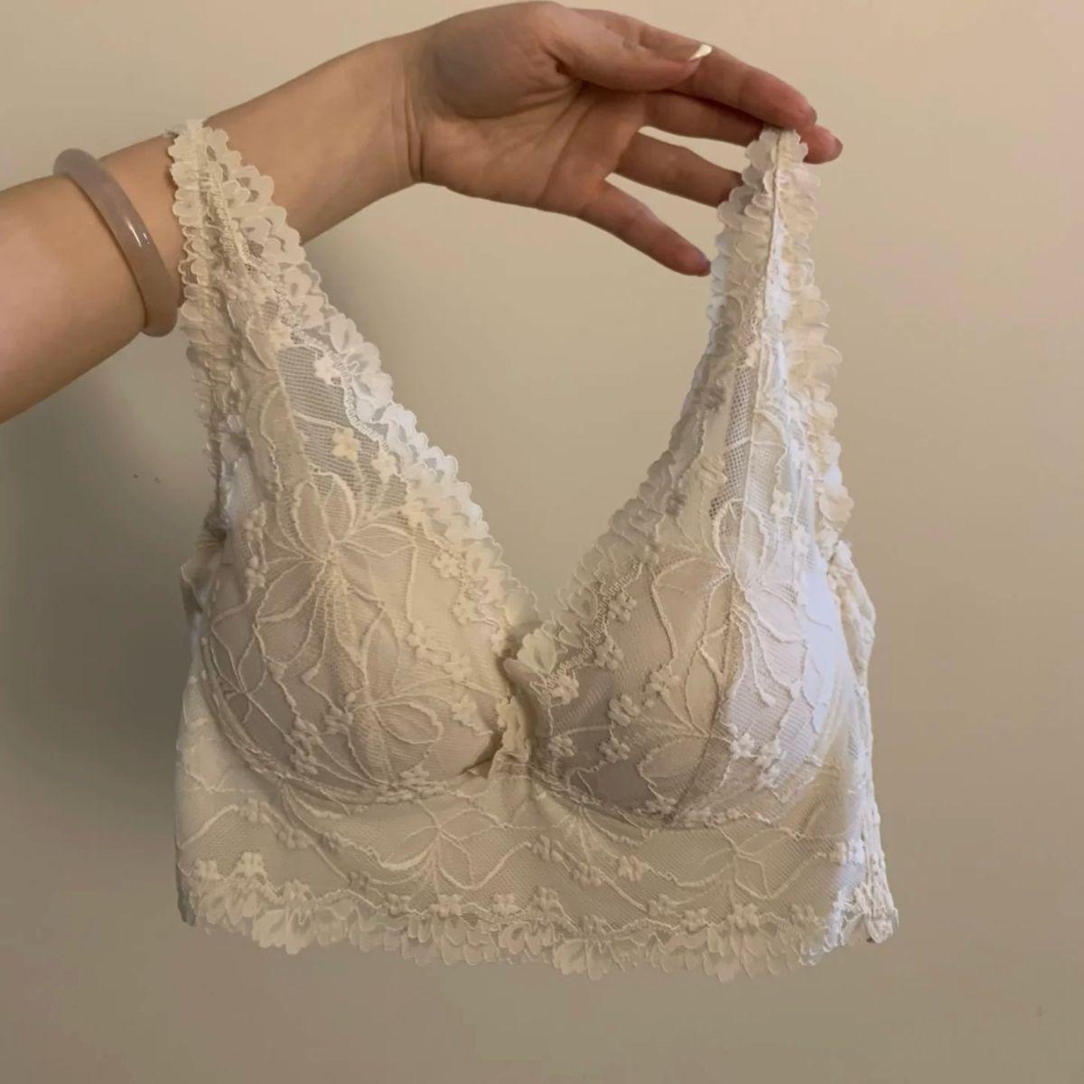 

Женский бюстгальтер без спинки из французского кружева, пуш-ап, без косточек, для поддержки груди сбоку L