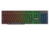 T-WOLF T20 Thunderwolf Backlit Gaming Keyboard - Wired, Multilingual (Arabic, Spanish, Russian).