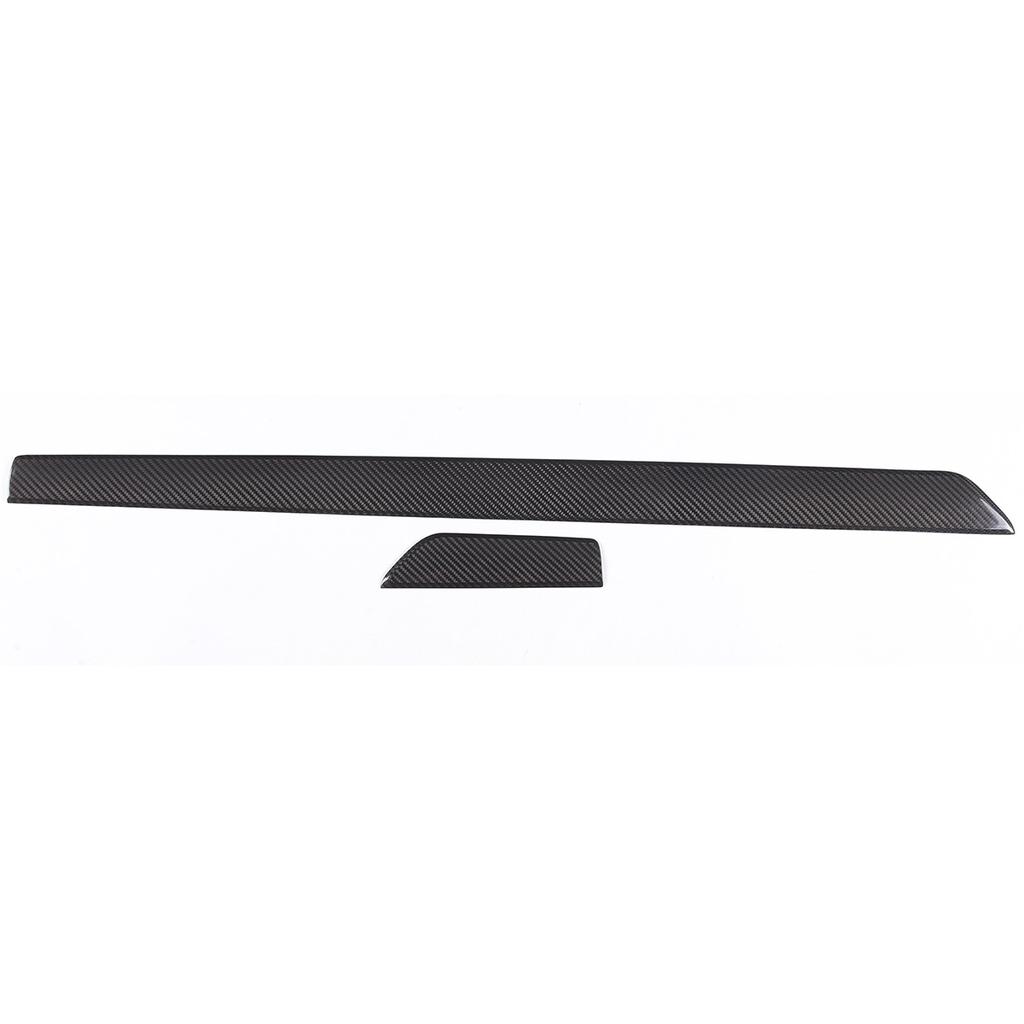Real Carbon Fiber For Porsche 911 992 2019-2026+ Car Center Console Strip Cover Car Interior Accessories 2PCS