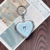 Acrylic Panel Keychain Heart Shaped Key Ring Durable Keychain Pendant  Daily Carry