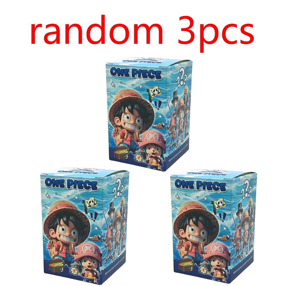 One Piece Anime Modell 8: One Piece Schiff Sun Merry Blackbeard Auto-Ornament Handgefertigt Blind Box