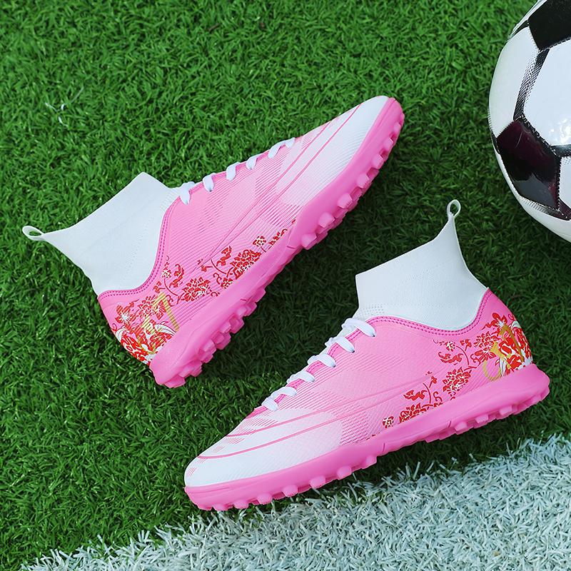 New Soccer Shoes for Men Professional Society Turf Training Youth Football Field Boots' Non-Slip TF Indoor Boys Football Shoes