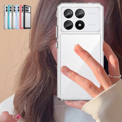 Για Poco X6 Pro 5G Θήκη Κάλυμμα Xiaomi Poco X6 Pro 5G Θήκες Προφυλακτήρας Πανοπλία Αντικραδασμική Χρώμα Διαφανές Διαφανής Fundas Poco X6 Pro 5G