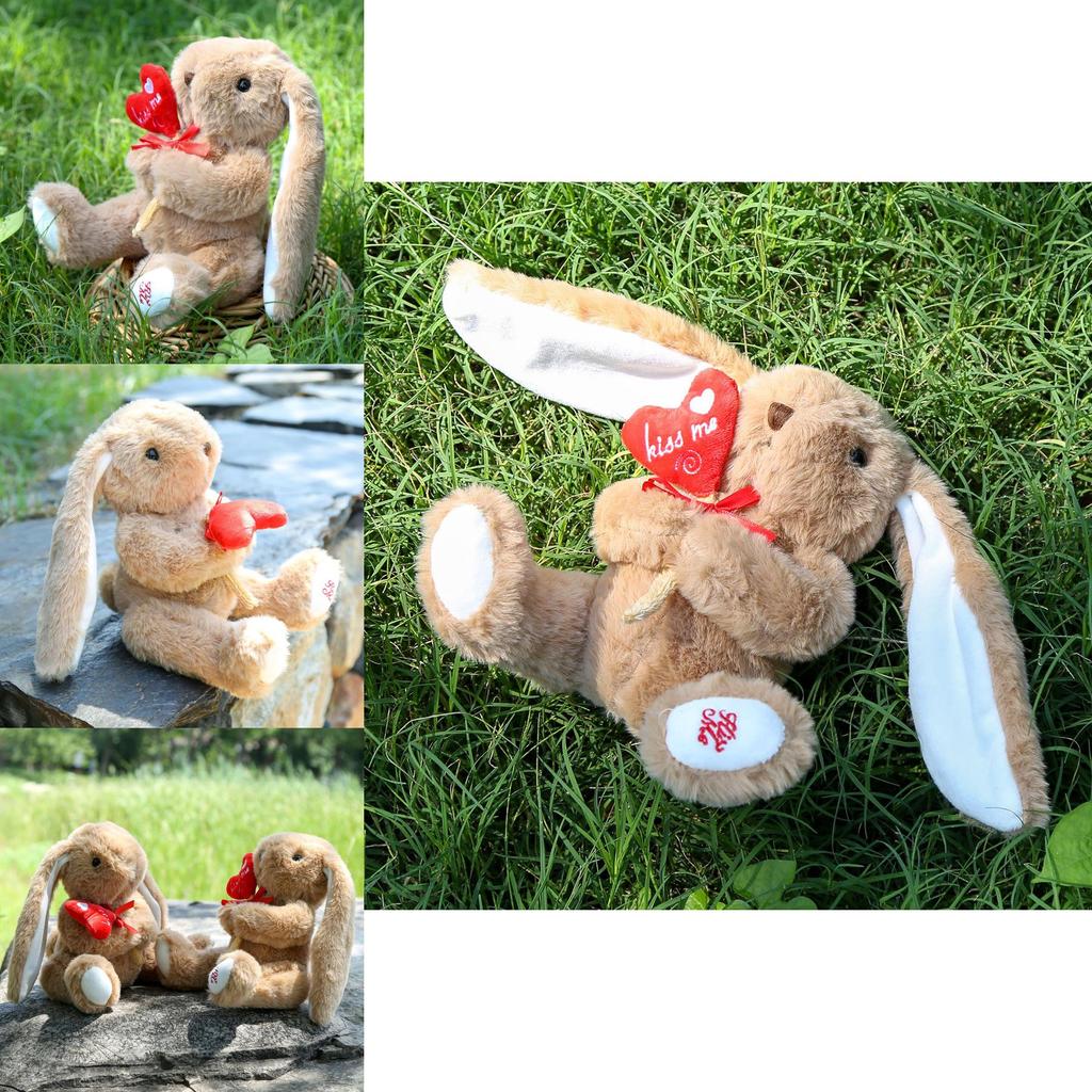 Plüsch Umarmungsblume Hase Spielzeug Mit PP Baumwollfüllung Für Ostergeschenk Mädchen Und Kinder