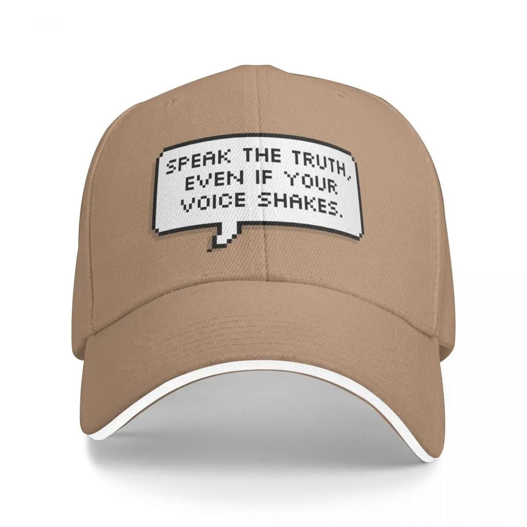 Speak the truth even if your voice shakes Baseball Cap Sports  Icon Golf Women Mens