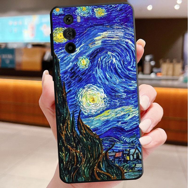 

Phone Case For Motorola Edge 50 40 Pro 60 50 40 30 Ultra Neo Fusion Moto G85 G72 G53 G54 G84 G13 G32 Van Gogh Painting Art Moto G32