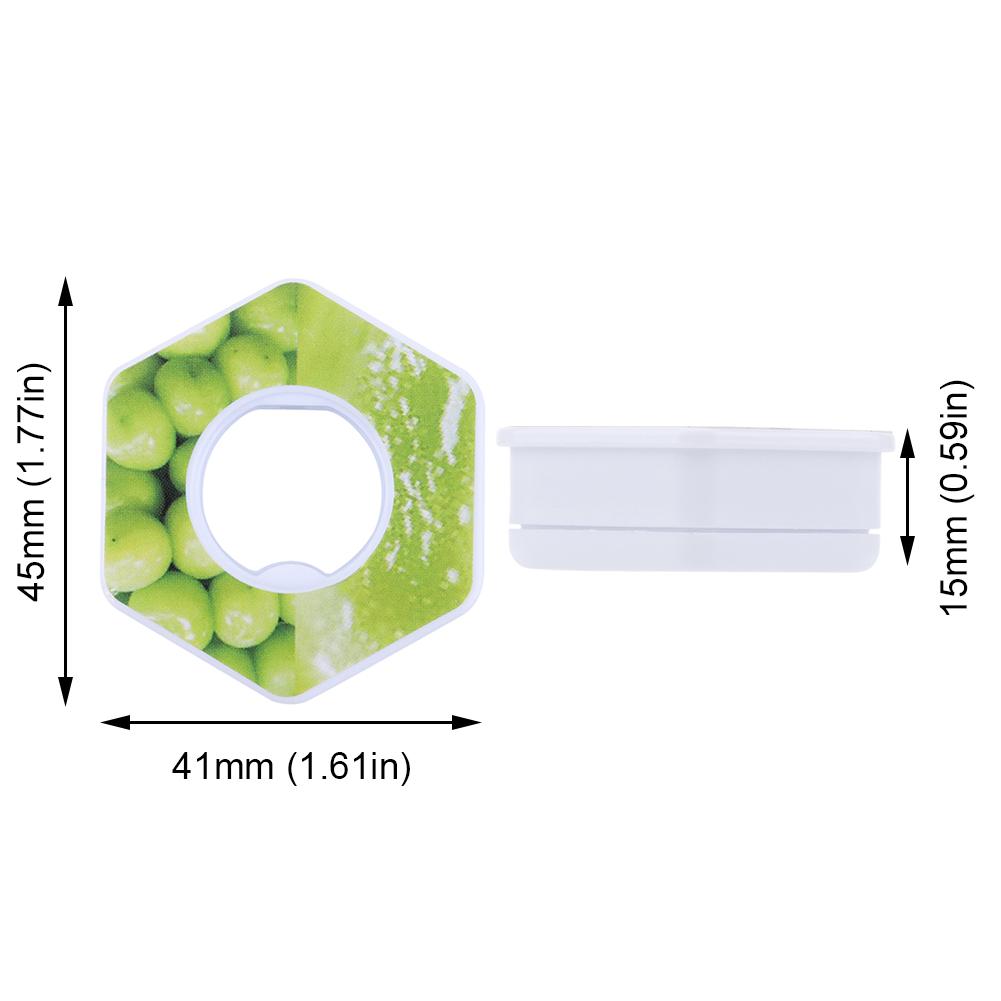 1/7PCS Flavor Pods Sports Water Bottle with Aroma Circular Pod Tritan Cup Flavor Rings Flavor Pods Sports Bottles Accessories