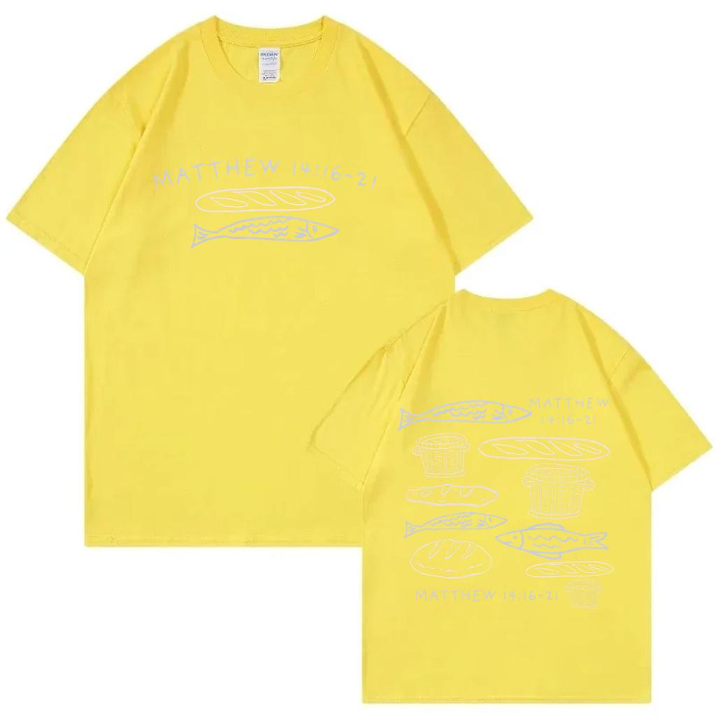 Bible Verse Christian Merch Tshirt Men Women Clothing High Street Fashion Trend Tshirts Summer Casual Loose Cotton T Shirts