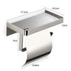 304 Stainless Steel Toilet Paper Holder with Phone Shelf