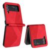 Luxe Hoesje Voor Samsung Z Flip 4 5 6 Flip3 5G Leren Armor Achterkant Voor Samsung Galaxy Z Flip 7 FE Hoesje Z Flip 3 5 6 7 Funda
