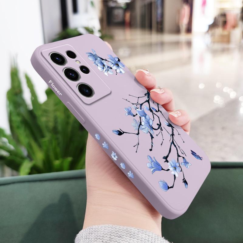 

Blooming Orchid Phone Case For Samsung Galaxy S26 Plus Ultra Silicone Cover Galaxy S26 Ultra