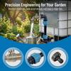 Metal Faucet IBC Tank Gooseneck 25cm Height Pipe Gooseneck Outlet Tap Faucet Adapter Connection Kit Leak-Proof Heavy Duty