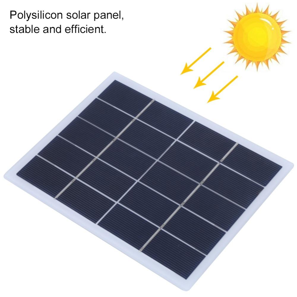 3W 5V Solar Panel Mini DIY Solar Panel Durable Portable Solar Panel Outdoor