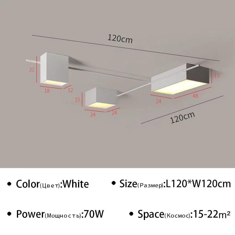Nordic Modern LED Ceiling Light For Living Dining Room Bedroom Home Decor  Minimalist Indoor Lighting Fixture Chandeliers Luster