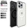 Wlons Magnetische Transparente Hülle für iPhone 17 Pro Max - 4er-Pack Kompatibel mit 17AIR