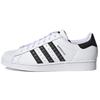 Superstar 'Logo Stripes - White Black' (Unisex) Cloud White / Core Black / Grey Six Skate Shoes H68101