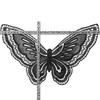 "Water-Soluble Lace Polyester Butterfly Embroidery False Collar"