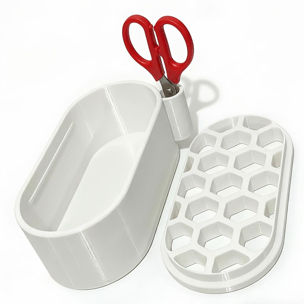 2 PCS Multifunctional Hydroponic Pot for Regrowing Scallions And Garlic,Comes with a Scissor Support Frame for Easy Access to Scissors