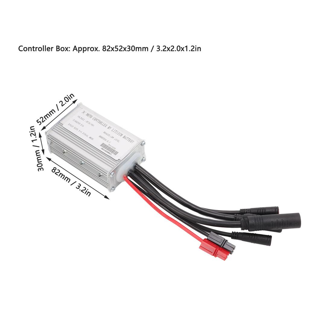 Bicycle Lithium Battery Conversion Kit 15A Controller LED S810 Display 1 to 2 Connecting Line Kit for 250W 300W Motor