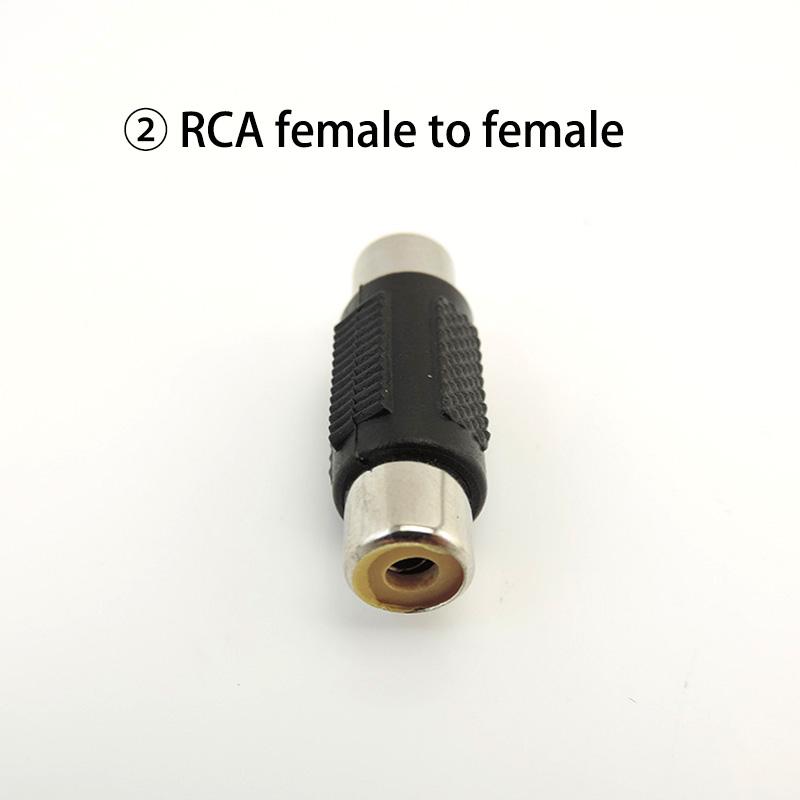 

Аудио-видео разъем 3 RCA AV-муфта Mini RCA 2RCA 3RCA «папа-мама» переходник-удлинитель разъема RCA female to female