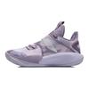 Li Ning Sonic 9 Youth Edition Fabric Low Top Children's Basketball Shoes Purple Teenagers ABPR031-4