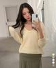 CITTA Double Layered Vneck Tube Top Knit Set_Ctk258(5Color)