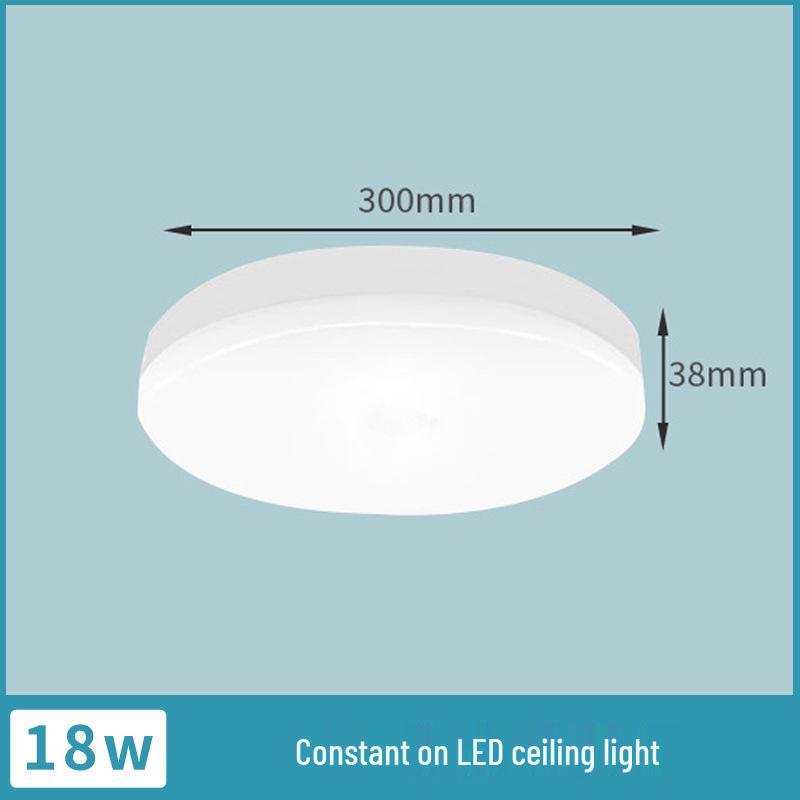 Smart LED Radar Ceiling Light with Motion and Sound Sensor