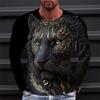 Men's T-shirt Animal Pattern Round Neck 3D Digital Printing Outdoor Daily Fashion Retro Design
