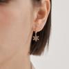 [ELLE Jewelry] 14K GF Snowflake Drop One-Touch Earrings ELGPEE562