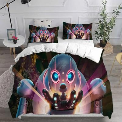 Copripiumino Il Robot Selvaggio 3D Squisito Cartone Animato Rozzum Stampa Digitale Set Biancheria da Letto Piumino Letto Gioventù Arredamento Casa Bambini Ragazzi Regalo