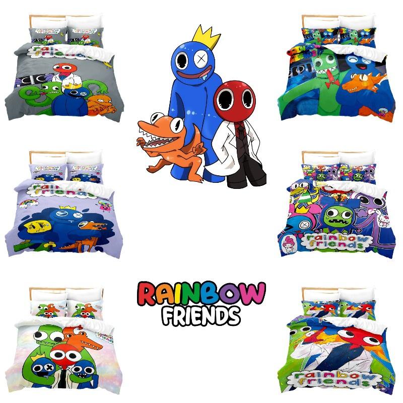 Adorable Rainbow Friends Duvet Cover Set Add Some Charm To Your Room