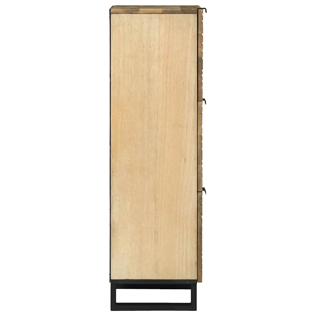 Highboard Brown 40 x 33 x 110 cm Solid Mango Wood