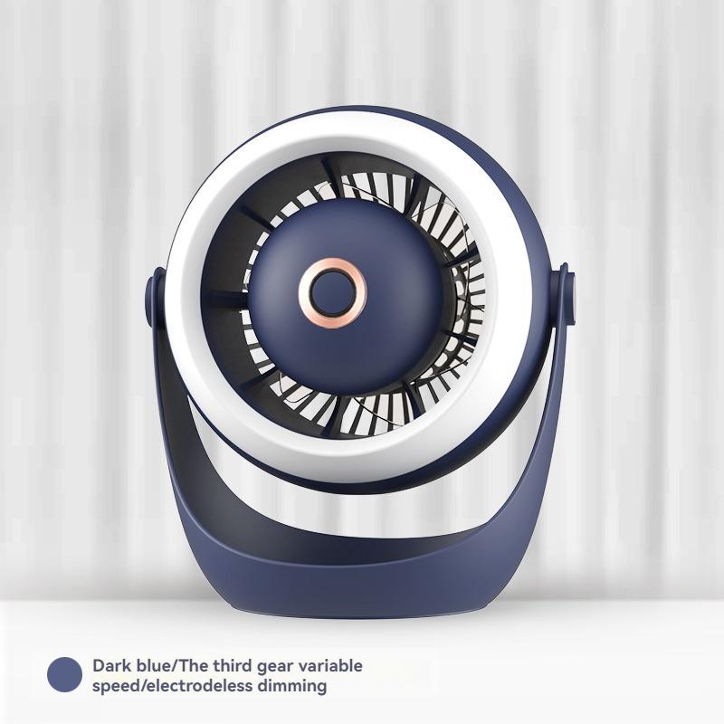 

Настенный настольный турбо-вентилятор, уличный ночник, небольшой вентилятор, портативный USB-аккумулятор, освещение, электрический вентилятор синий