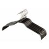 MAWA No-Slip Hangers, Silhouette 41F, Set of 10, Black, 10-Year Warranty