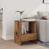 Magazine Shelf Reclaimed Wood 35 x 30 x 45 cm