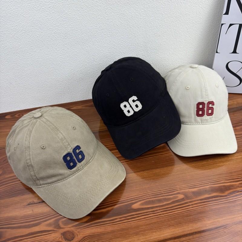 Baseball Cap For Men And Women With Embroidered Letter Design For Street Style And Sun Protection