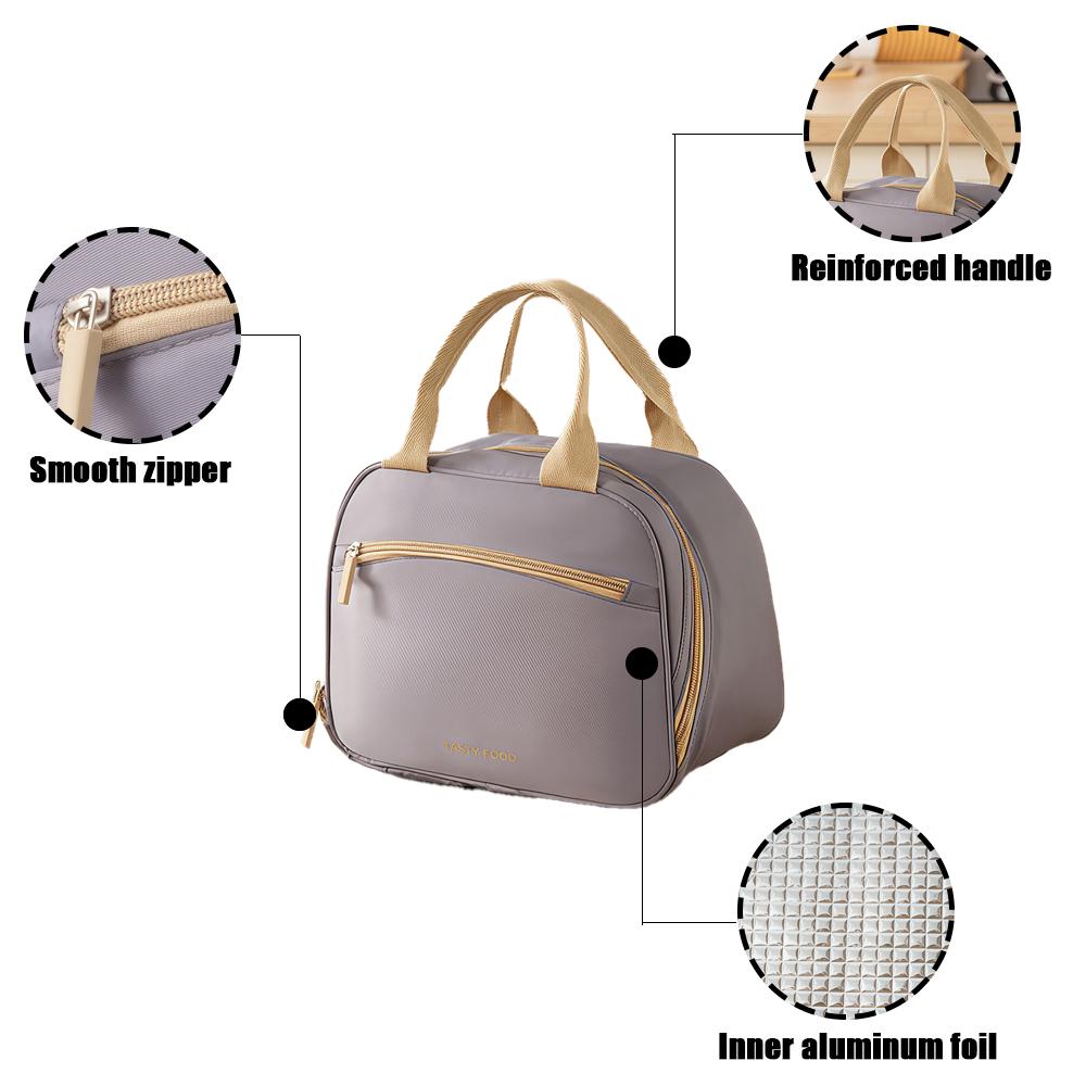 Lunch box tote bag, lunch box lunch bag, bring lunch bag to work and school. A must-have insulated lunch bag for travel.zwq