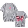 ROSE Bruno Mars APT Song TShirt Graphic Printing Hip Hop Vintage Teeshirt Short Sleeve Harajuku Tshirt Unisex Cotton Tees